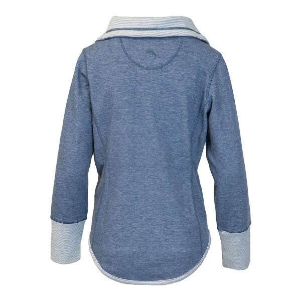 Tommy Bahama Striped Navy Full-Zip U-State
